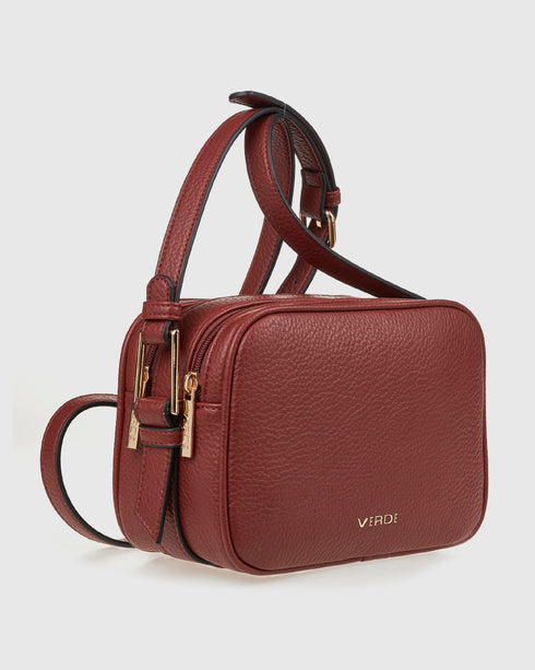 Verde Γυναικεία Τσάντα Χιαστί 16-8115 Κεραμιδί