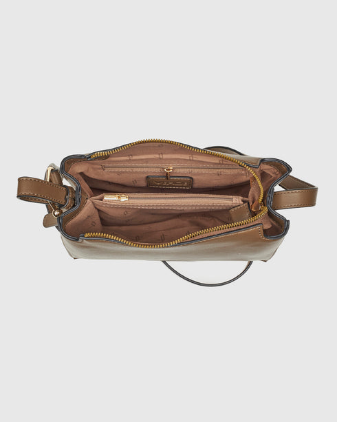 Verde Γυναικεία Τσάντα Χιαστί 16-8128 Πούρου