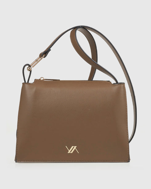 Verde Γυναικεία Τσάντα Χιαστί 16-8128 Πούρου