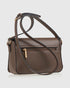 Verde Γυναικεία Τσάντα Χιαστί 16-8187 Καφέ