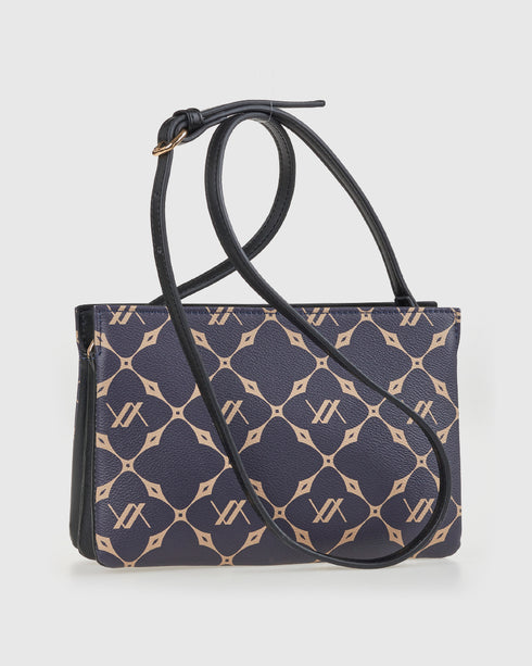 Verde Γυναικεία Τσάντα Χιαστί 16-8226 Μπλε