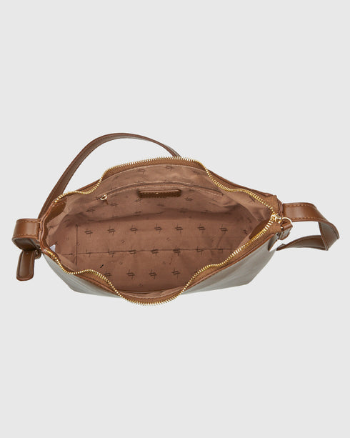 Verde Γυναικεία Τσάντα Χιαστί 16-0008245 Πούρου