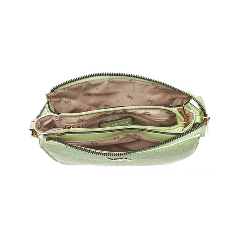 Verde Γυναικεία Τσάντα Χιαστί-Ώμου 16-7254 Πράσινο