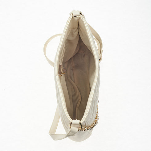 Verde Γυναικεία Βραδινή Τσάντα 01-1563 Εκρού