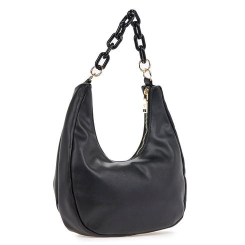 Verde Γυναικεία Βραδινή Τσάντα 01-1580 Μαύρο