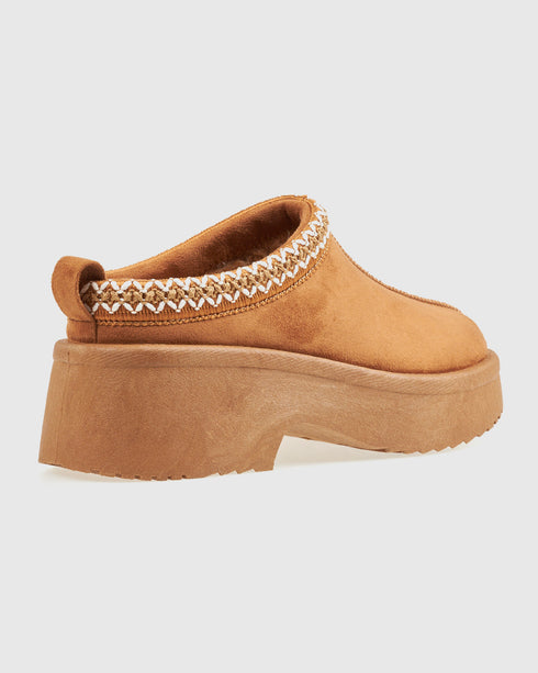 Verde Γυναικείες Παντόφλες 28-4122 Κάμελ