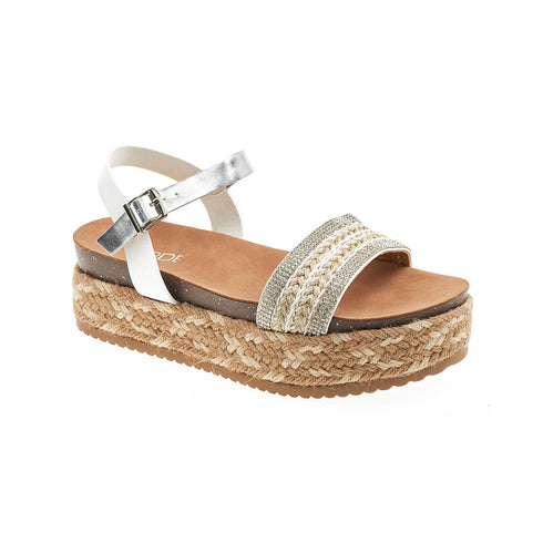 Verde Γυναικείες Πλατφόρμες 28-3820 Εκρού