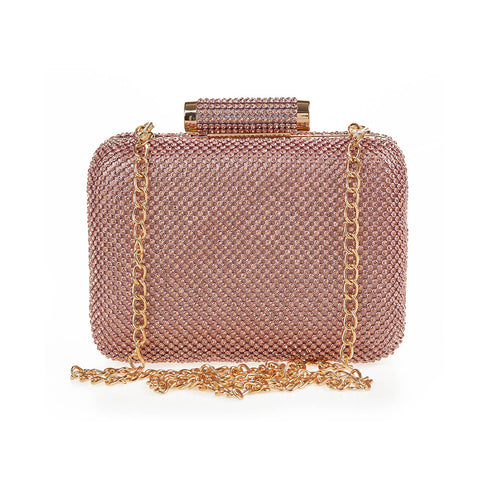 Verde Γυναικείο Βραδινό Τσαντάκι 01-1698 Ροζ