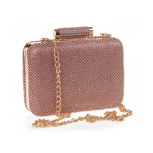 Verde Γυναικείο Βραδινό Τσαντάκι 01-1698 Ροζ