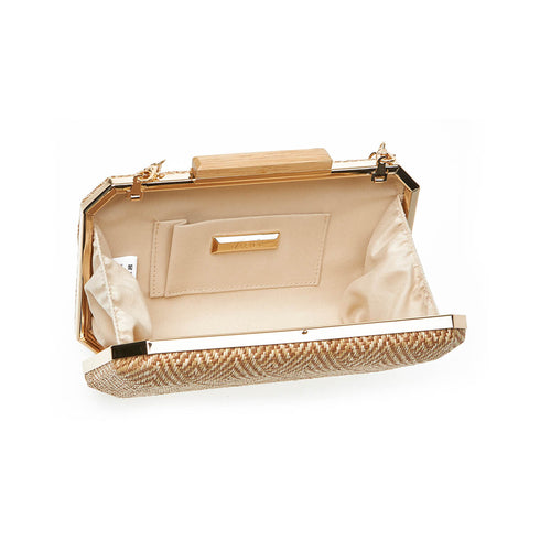 Verde Γυναικείο Τσαντάκι Βραδινό 01-1710 Μπεζ