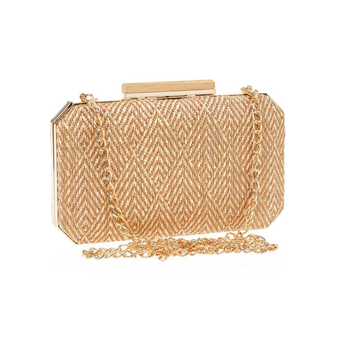 Verde Γυναικείο Τσαντάκι Βραδινό 01-1710 Μπεζ