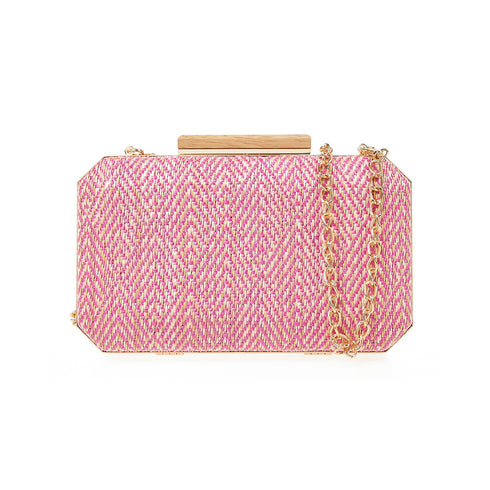 Verde Γυναικείο Τσαντάκι Βραδινό 01-1710 Ροζ