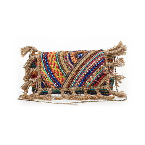 Verde Γυναικείο Τσαντάκι Βραδινό 01-1713 Πολύχρωμο