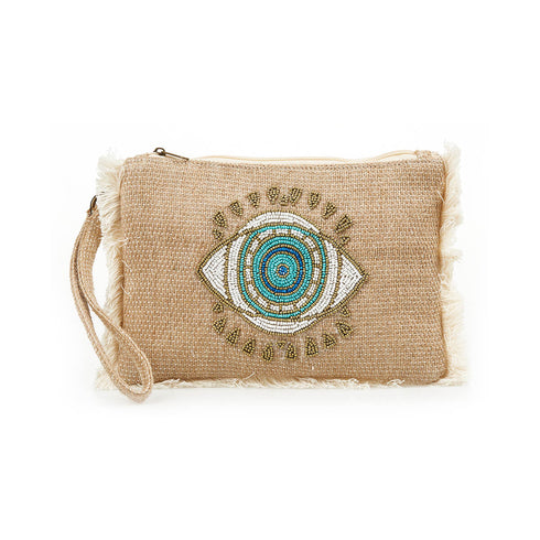 Verde Γυναικείο Τσαντάκι Βραδινό 01-1719 Μπεζ