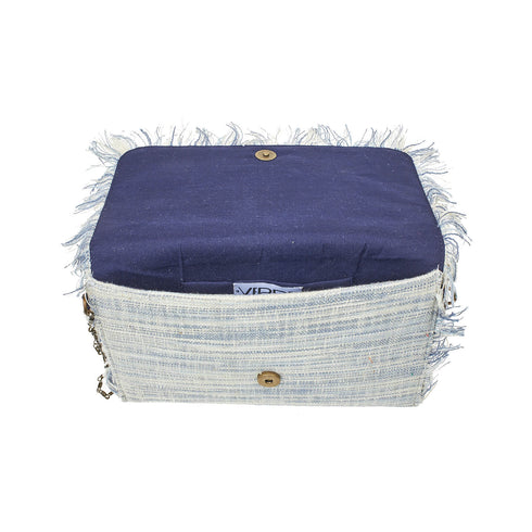 Verde Γυναικείο Τσαντάκι Βραδινό 01-1762  Ανοιχτό Μπλε