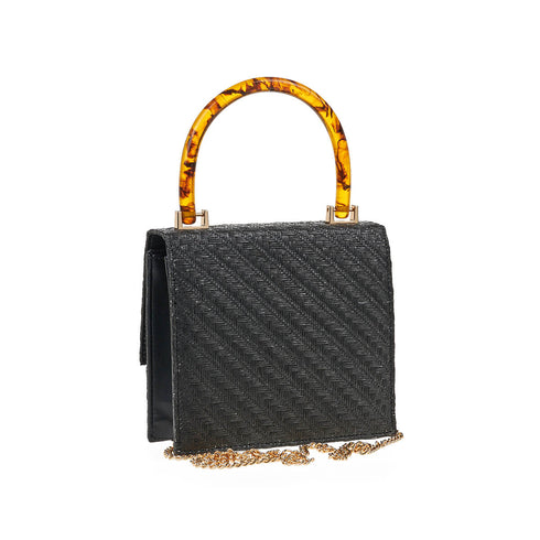 Verde Γυναικείο Βραδινό Τσαντάκι 01-1807 Μαύρο