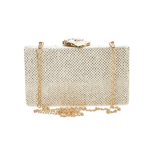 Verde Γυναικείο Τσαντάκι Βραδινό 01-1812 Εκρού