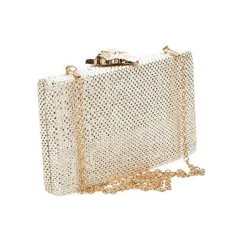 Verde Γυναικείο Τσαντάκι Βραδινό 01-1812 Εκρού