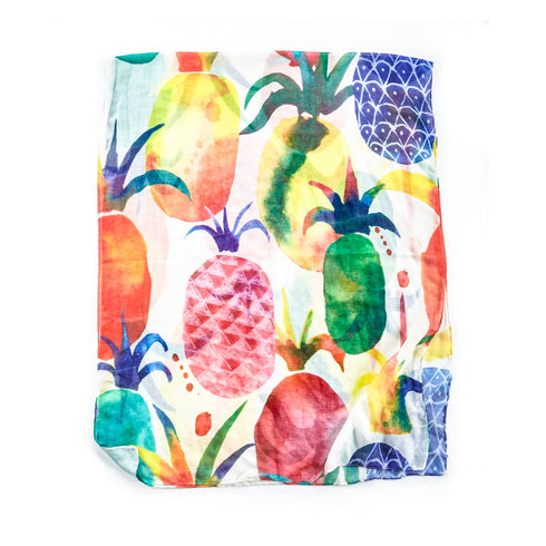 Verde Γυναίκειο Φουλάρι 03-2063 Πολύχρωμο