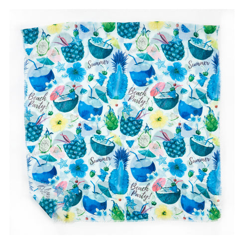 Verde Γυναίκειο Φουλάρι 03-2108 Μπλε