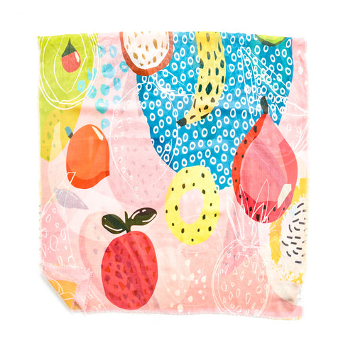 Verde Γυναίκειο Φουλάρι 03-2113 Πορτοκαλί