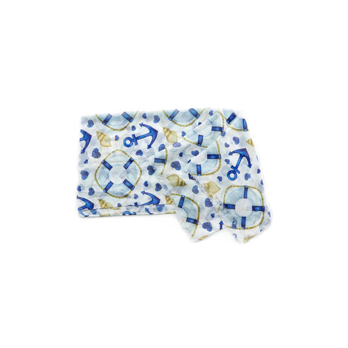 Verde Γυναίκειο Φουλάρι 03-2189 Μπλέ