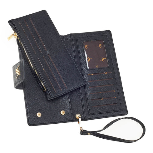 Verde Γυναικείο Πορτοφόλι 18-1308 Μαύρο