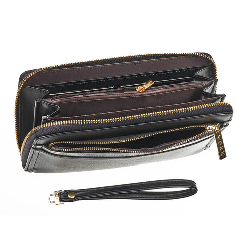 Verde Γυναικείο Πορτοφόλι 18-1355 Μαύρο