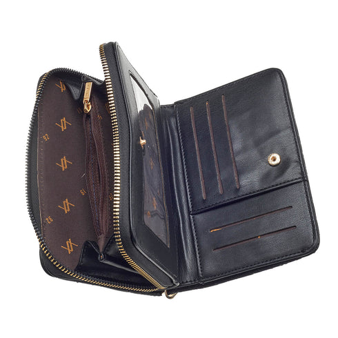 Verde Γυναικείο Πορτοφόλι 18-1338 Μαύρο