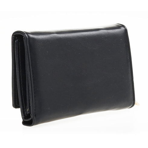 Verde Γυναικείο Δερμάτινο Πορτοφόλι 18-1405 Μαύρο