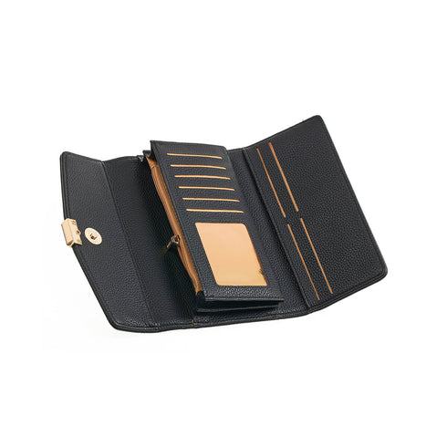 Verde Γυναικείο Πορτοφόλι 18-1432 Μαύρο