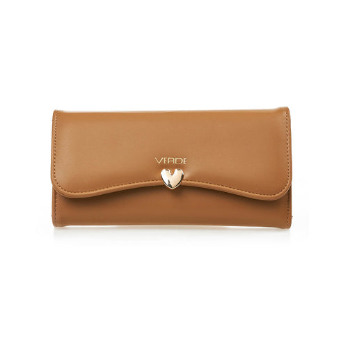 Verde Γυναικείο Πορτοφόλι 18-1440 Κάμελ