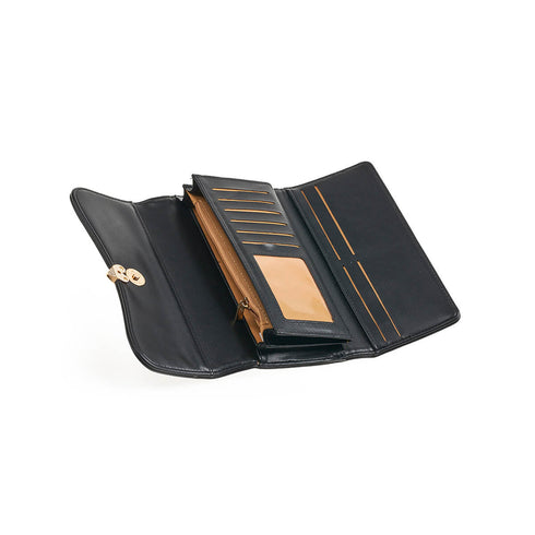 Verde Γυναικείο Πορτοφόλι 18-1440 Μαύρο