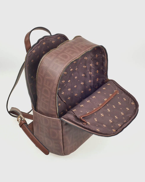 Verde Γυναικείο Σακίδιο Πλάτης 16-8288 Καφέ