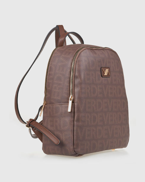 Verde Γυναικείο Σακίδιο Πλάτης 16-8288 Καφέ