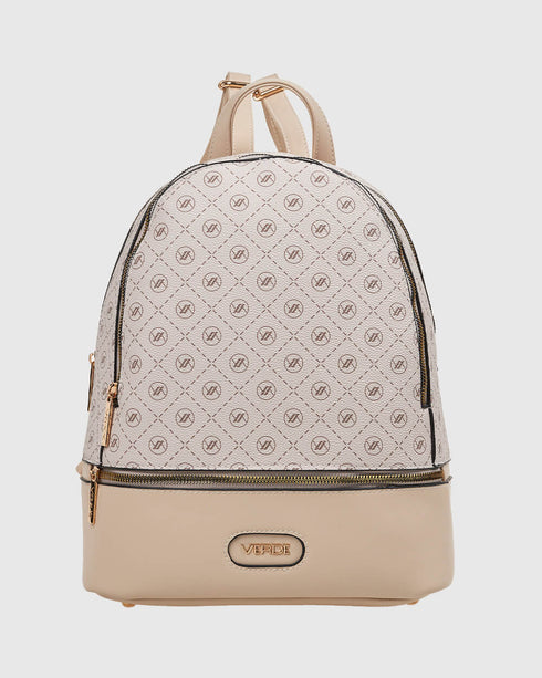 Verde Γυναικείο Σακίδιο Πλάτης 16-7734 Εκρού