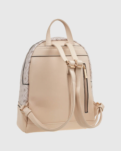 Verde Γυναικείο Σακίδιο Πλάτης 16-7734 Εκρού