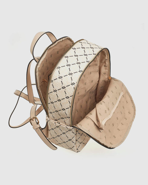 Verde Γυναικείο Σακίδιο Πλάτης 16-7824 Εκρού