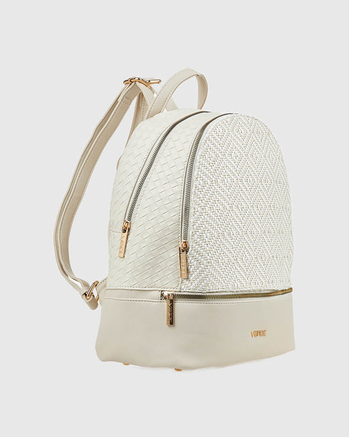 Verde Γυναικείο Σακίδιο Πλάτης 16-7882 Εκρού