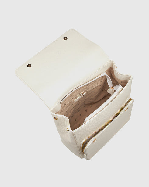 Verde Γυναικείο Σακίδιο Πλάτης 16-8016 Εκρού