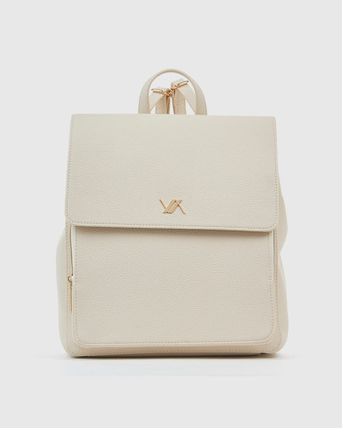 Verde Γυναικείο Σακίδιο Πλάτης 16-8016 Εκρού