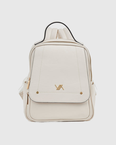 Verde Γυναικείο Σακίδιο Πλάτης 16-8017 Εκρού