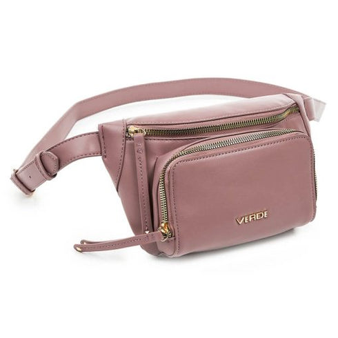 Verde Γυναικείο Τσαντάκι Μέσης 16-6620 Λιλά