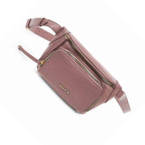 Verde Γυναικείο Τσαντάκι Μέσης 16-6620 Λιλά