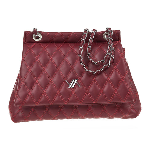 Verde Γυναικεiο Τσαντάκι Ώμου-Χιαστί 01-1685 Κόκκινο