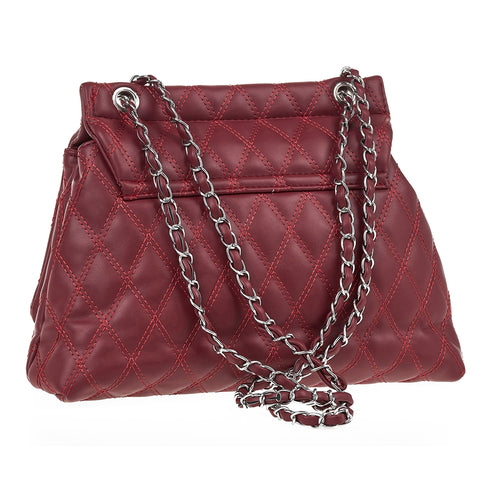 Verde Γυναικεiο Τσαντάκι Ώμου-Χιαστί 01-1685 Κόκκινο