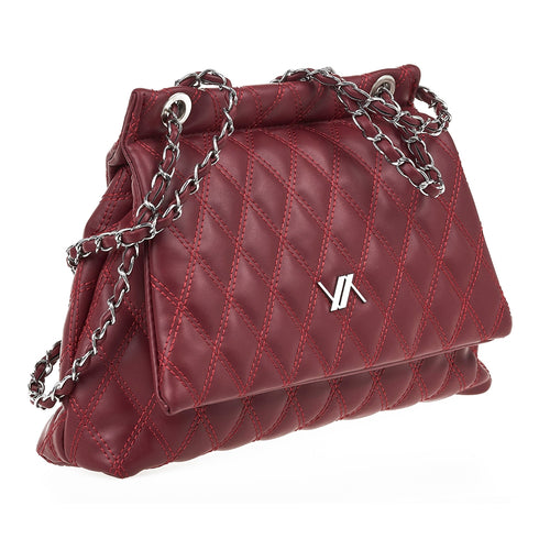 Verde Γυναικεiο Τσαντάκι Ώμου-Χιαστί 01-1685 Κόκκινο