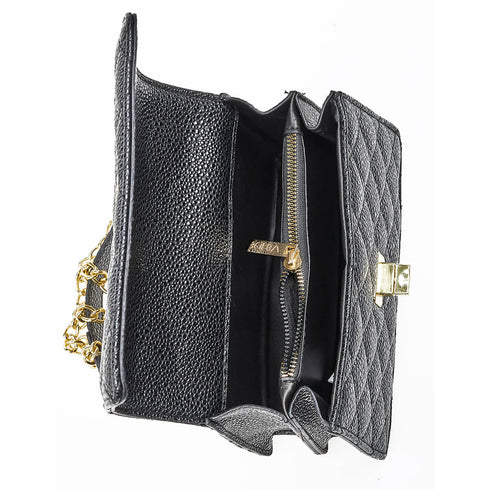 Verde Γυναικεiο Τσαντάκι Ώμου-Χιαστί 01-1686 Μαύρο