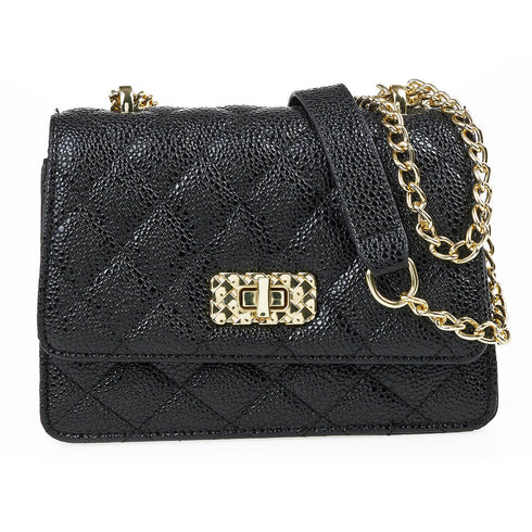 Verde Γυναικεiο Τσαντάκι Ώμου-Χιαστί 01-1686 Μαύρο