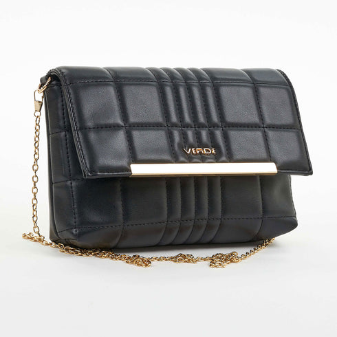 Verde Γυναικείο Βραδινό Τσαντάκι 01-1545 Μαύρο